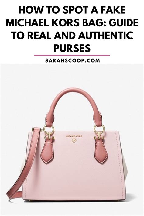 how to tell a real michael kors bag|michael kors purse authentic.